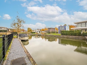 Villa | View from property - Modern Villa with Large Garden by the Water with Hot Tub & Infrared Sauna (Zeewolde)