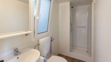 Mobile Unterkunft | Badezimmer | Dusche