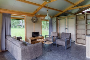 Living room - Tent Lodge With Dishwasher in Twente (Haaksbergen)