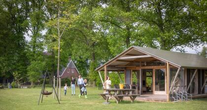 Tent Lodge With Dishwasher in Twente