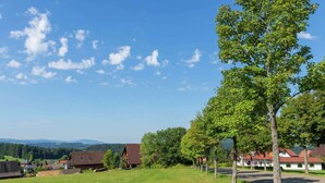 A rural landscape with houses, a large tree, and a clear sky. - Apartment in Neukirch With Terrace (Furtwangen)