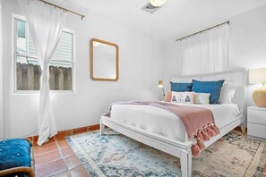 3 bedrooms, iron/ironing board, travel cot, WiFi