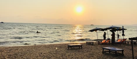 Vue sur la plage/l’océan