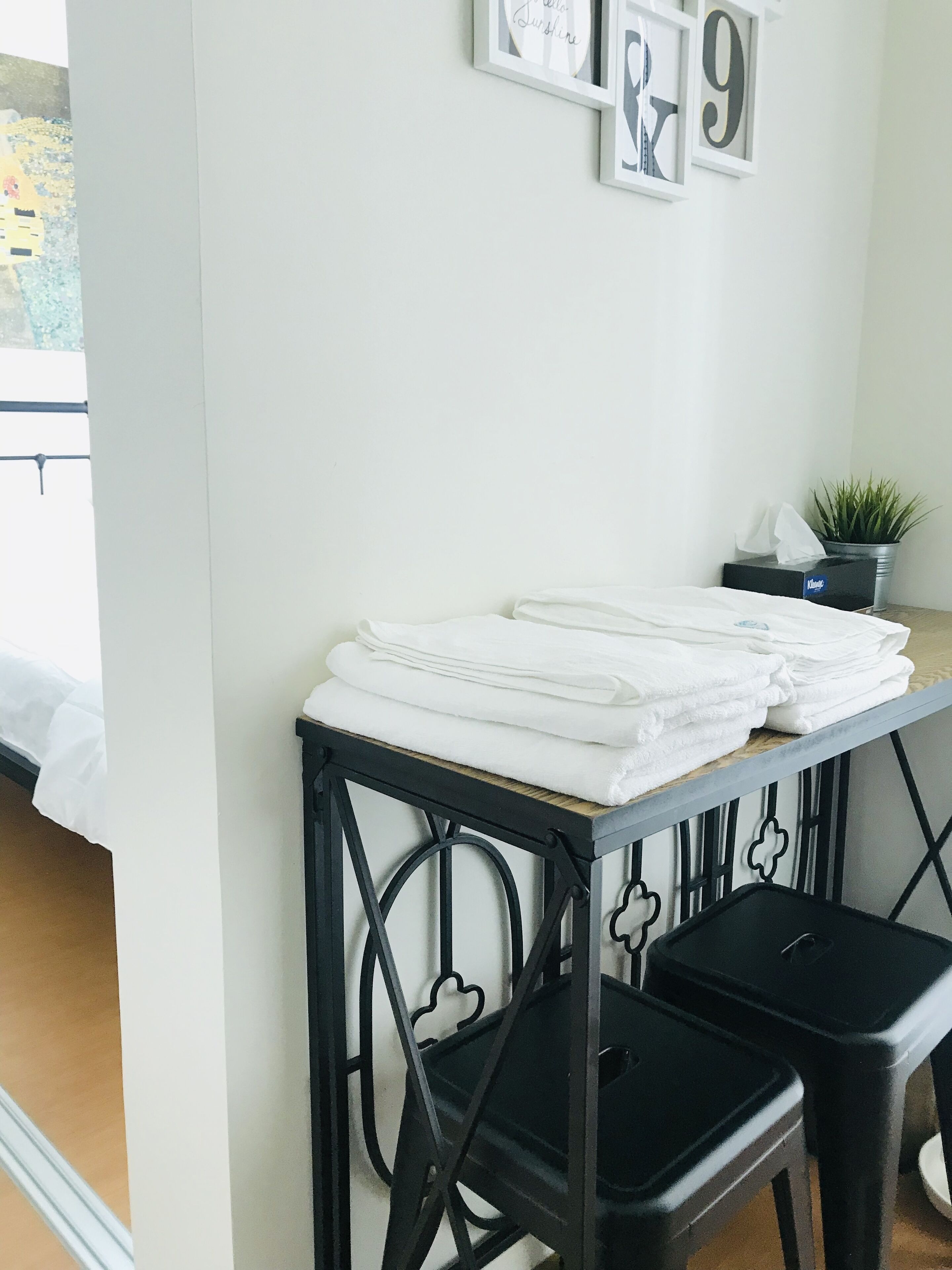 Opções para refeição no quarto