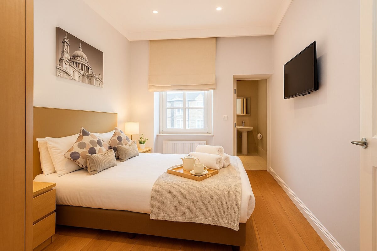Superior Apartment | 1 bedroom, premium bedding, pillow-top beds, in-room safe