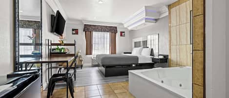 Suite, 1 letto king, non fumatori | Wi-Fi gratuito, lenzuola