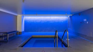 Indoor pool, a heated pool