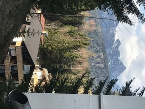 Blick von der Unterkunft