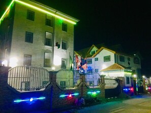 Front of property – evening/night