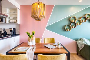 Apartment with Balcony | Dining room - ULIV Polanco (Mexico City)