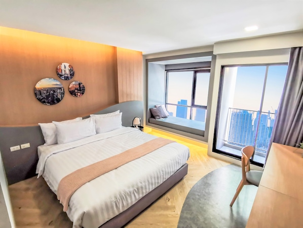 Superior Double Room | View from room - Rico Hotel Ratchadapisek 32 (Bangkok)