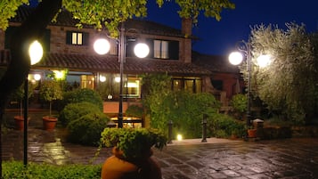 Front of property - evening/night