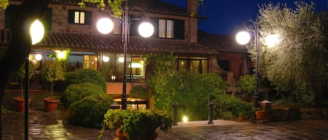 Front of property - evening/night