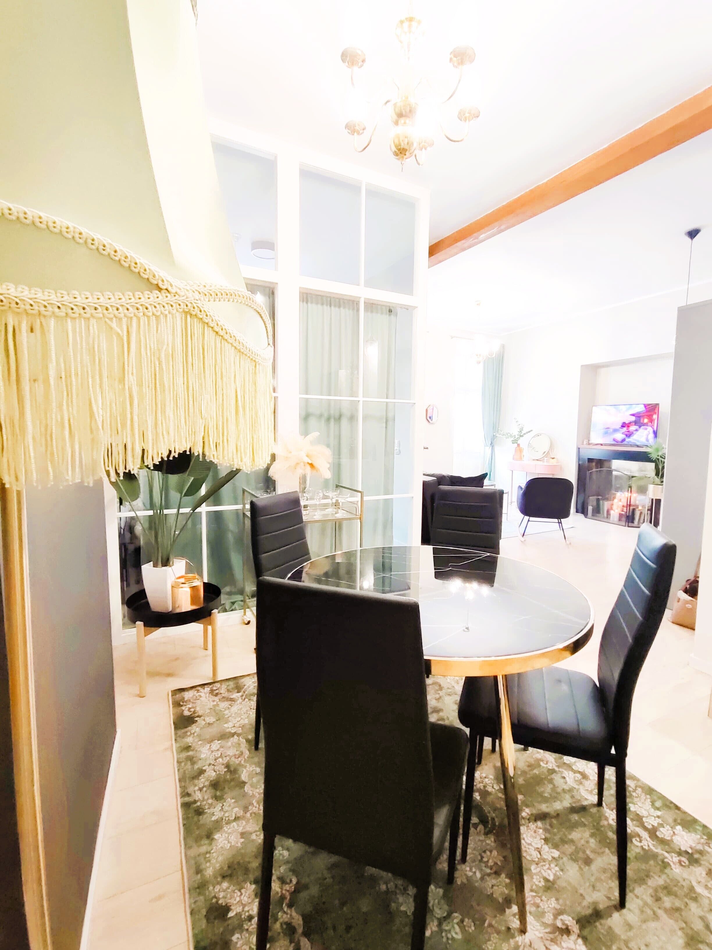 Basic Apartment | Blackout drapes, iron/ironing board, free WiFi, bed sheets