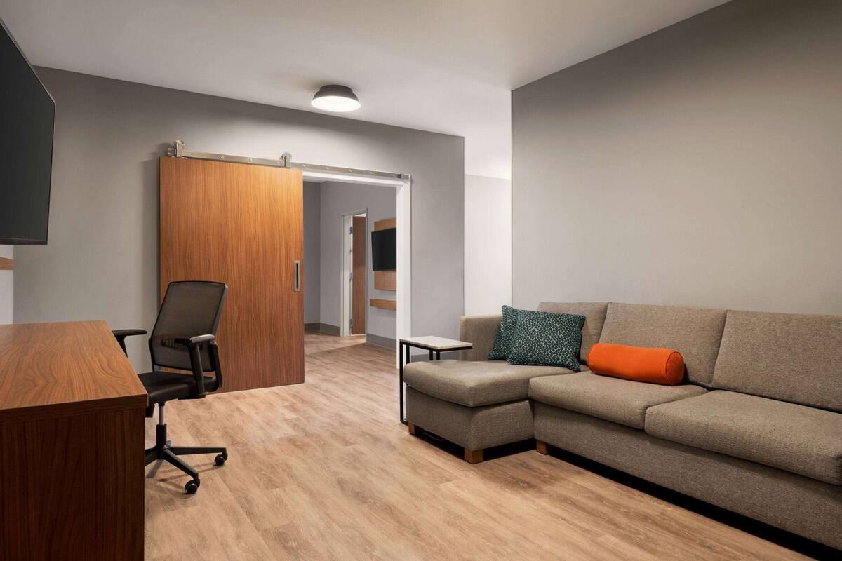 suite, 1 bedroom, non smoking (efficiency) | blackout curtains, iron/ironing board, free wifi, bed sheets