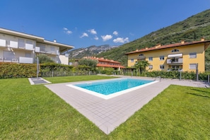 Family Apartment, Multiple Bedrooms (Torbole Relax, Pool & Balcony) | Pool | Seasonal outdoor pool - Torbole Relax, Pool & Balcony Apartment (Nago-Torbole)