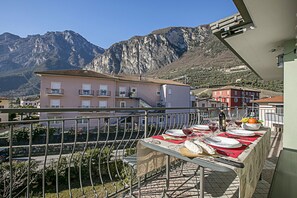 Blick von der Unterkunft