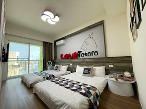 通鋪四人房 | 書桌、免費 Wi-Fi、床單