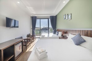 Familien-Vierbettzimmer, Balkon