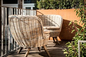 Exclusive Suite (incl. cleaning fee EUR 30) | Terrace/patio - the backyard (Trier)