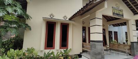 Majoituspaikan julkisivu