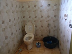 Douche, serviettes fournies