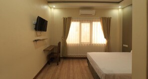 Kahden hengen superior-huone | Kannettavalle tietokoneelle sopiva työtila, äänieristys, ilmainen Wi-Fi