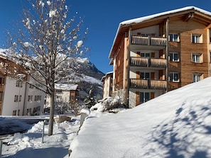 Exterior - Beautiful apartment for 4 guests with WIFI, TV, terrace and panoramic view (Savognin)