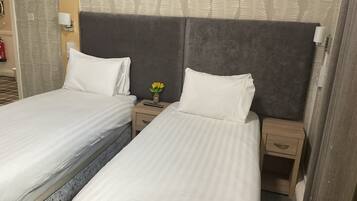 Twin Room | Individually furnished, iron/ironing board, free WiFi, bed sheets