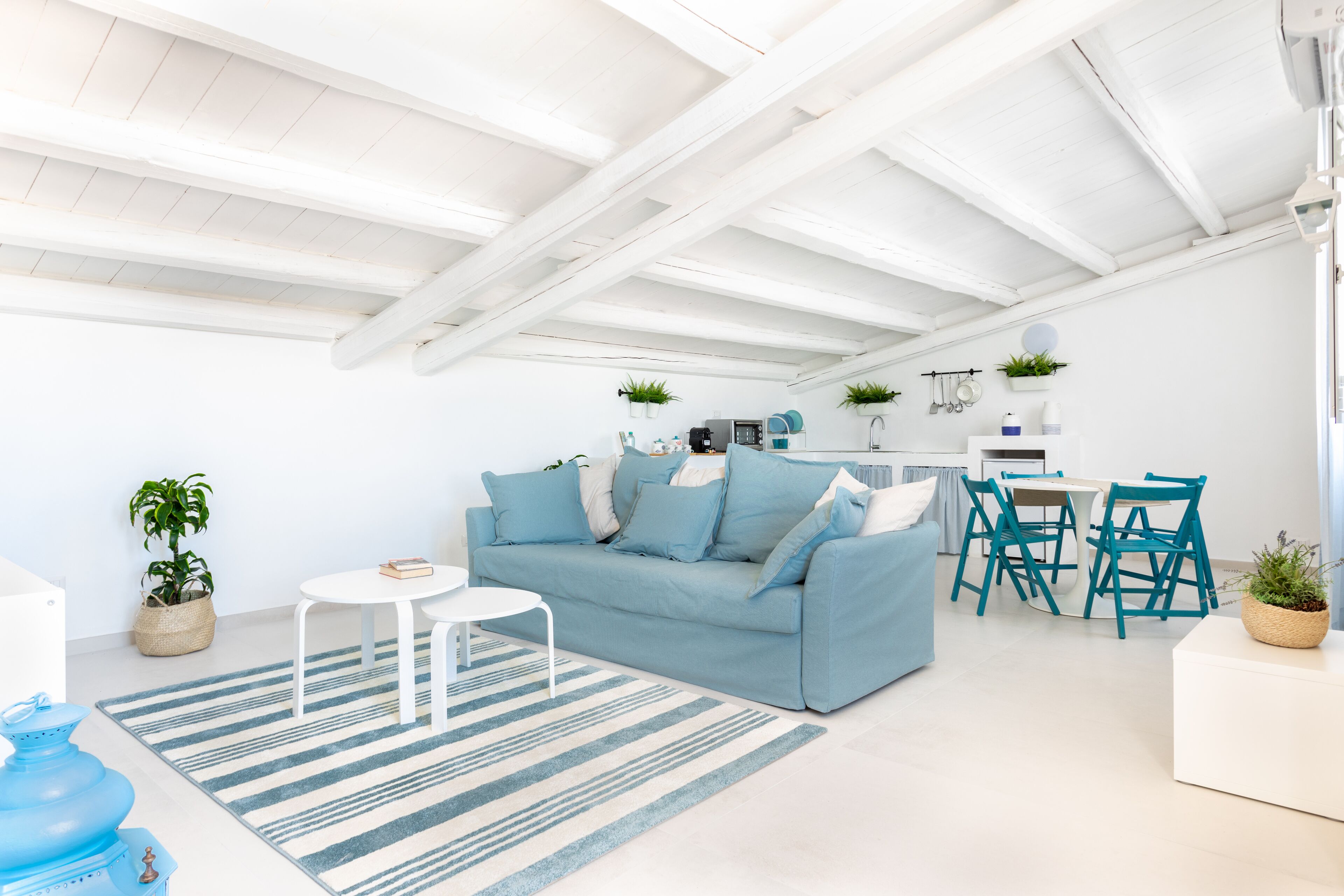Apartment, 1 Bedroom (Darsena Sunset Attic) | Living area | Flat-screen TV