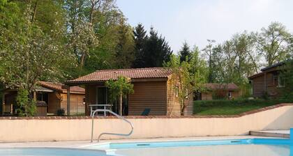 Comfortable Chalet Located Among Vineyards in the Dordogne