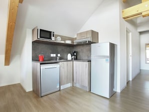 Apartment | Private kitchen - Apartment in French Alps With Heated Pool (La Salle-les-Alpes)