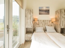 Casa | 2 quartos, individualmente mobiliados, roupa de cama