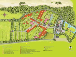 Chalet | Kaart van accommodatie