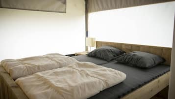Tent | 3 bedrooms, individually furnished, bed sheets
