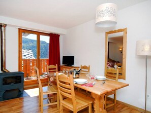 Dining - Rustic Apartment With Dishwasher in Valmeinie (Valmeinier)