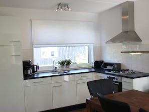 Private kitchen - Comfortable Villa With Dishwasher, Near the Town of Terherne (Terherne)