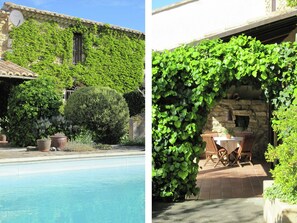 Outdoor pool - Beautiful Villa in Fournès With Swimming Pool (Fournes)