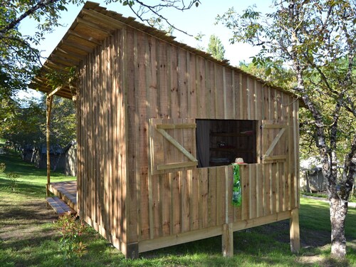 Comfortable Wooden Cottage Located in the Dordogne Region