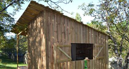Comfortable Wooden Cottage Located in the Dordogne Region