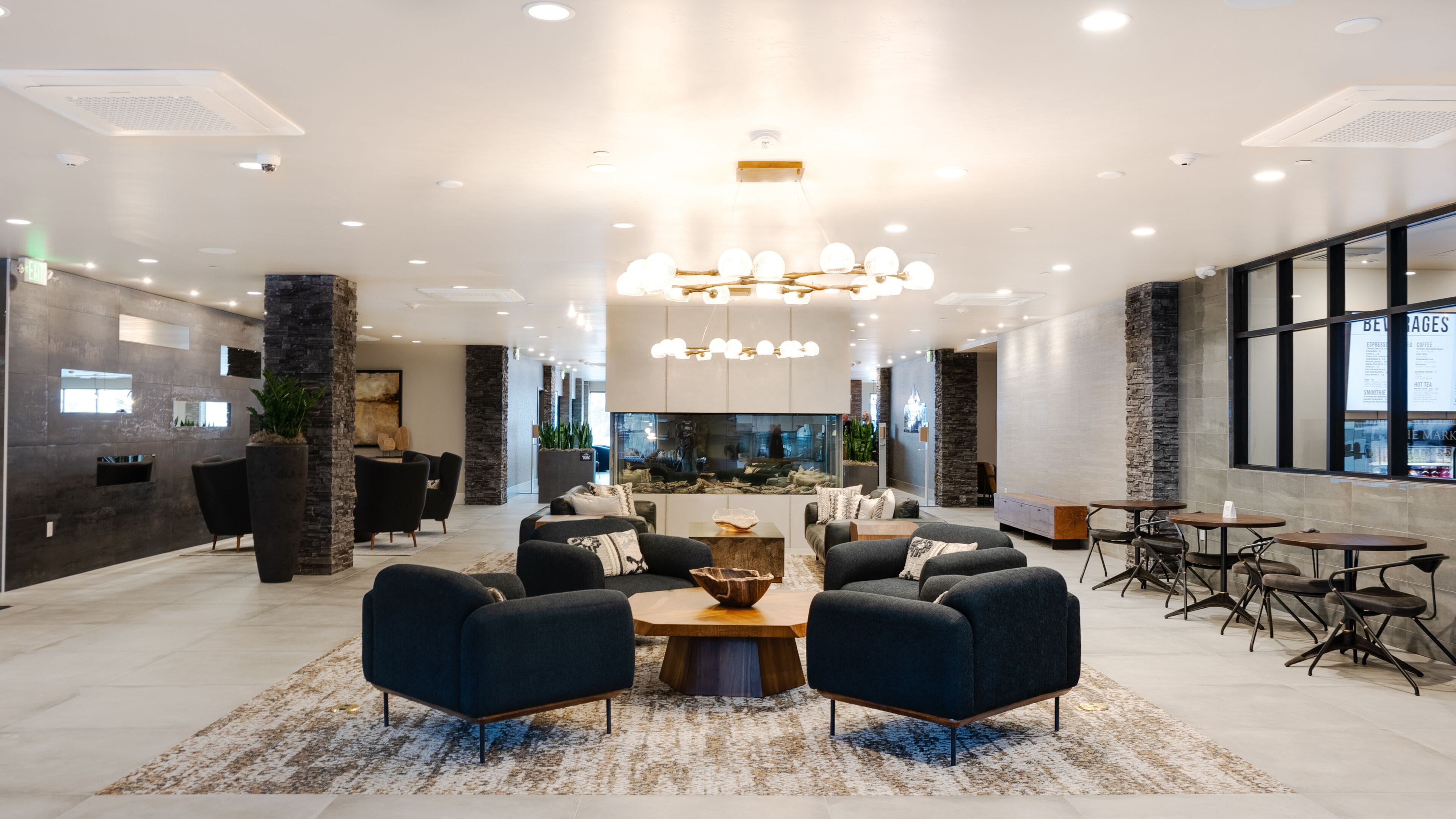 Lobby sitting area