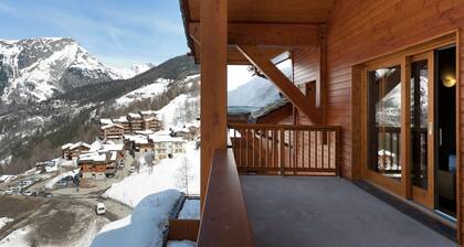 Chalet in Alps Near Ski Slopes