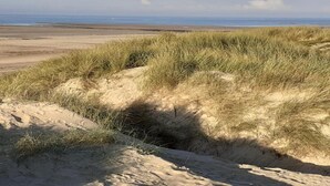 A sandy beach with dunes and a clear view of the ocean. - Holiday Home Near Opal Coast Wierre-effroy (Wierre-Effroy)