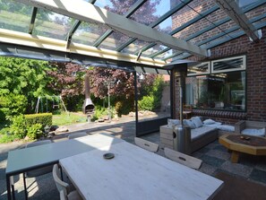 Balcony - Peaceful Holiday Home in Odiliapeel With Barbecue (Odiliapeel)