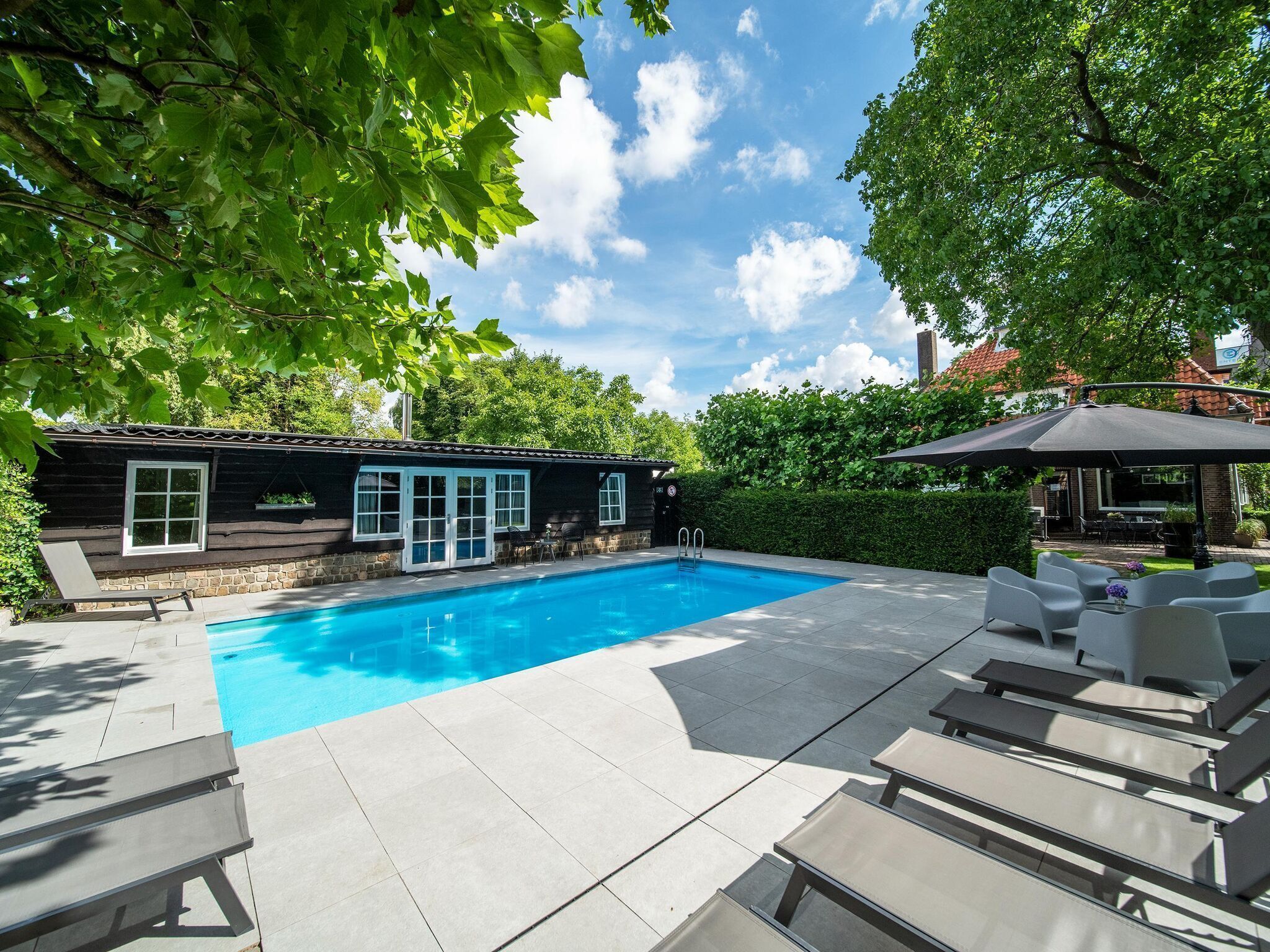 Indoor pool, outdoor pool