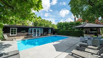 Indoor pool, outdoor pool