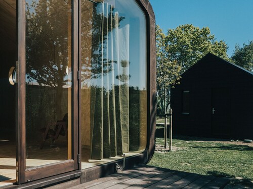 Beautiful Cardboard Cabin at a Holiday Park in the Seaside Resort of Ouddorp