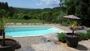 Exterior - Single Storey Villa With Private Pool in Mediterranean Ardèche (Vinezac)