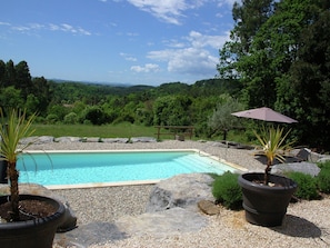 Exterior - Single Storey Villa With Private Pool in Mediterranean Ardèche (Vinezac)