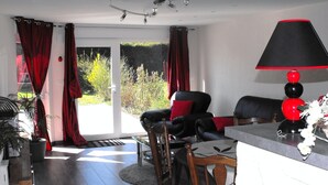 House | Living room | DVD player - Modern Holiday Home in Phalsbourg With Heated Pool (Phalsbourg)